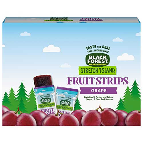 Stretch Island Black Forest Fruit Strips, Variety Pack, Cherry, Apple, Raspberry, Grape, Strawberry, Apricot, 0.5ounce Strips (Pack of 48)