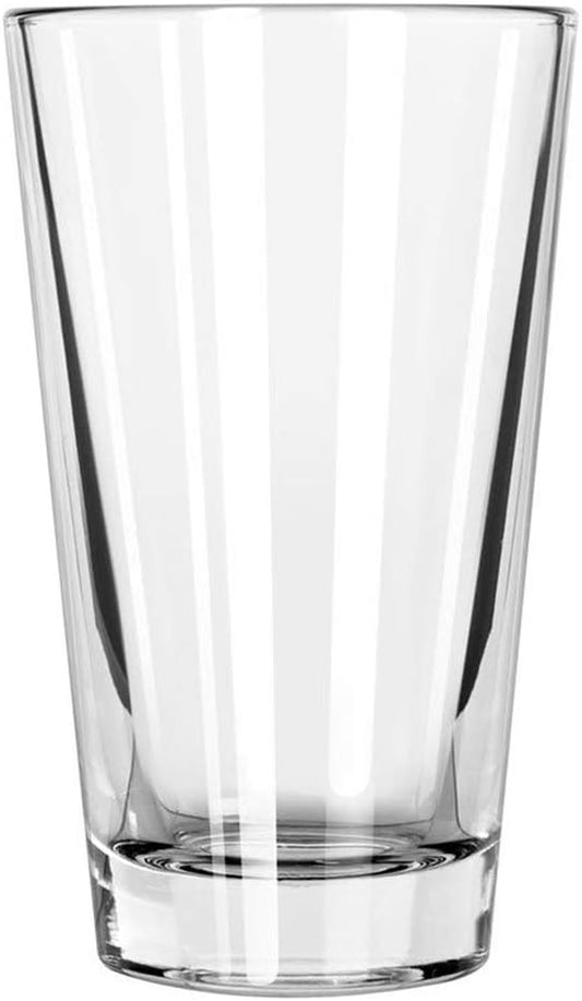 Libbey Pint Glass with DuraTuff Rim (1639HT), 16oz - Set of 4