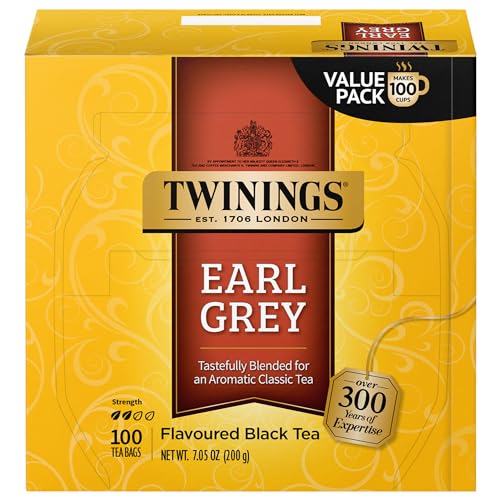 Twinings Decaffeinated English Breakfast Individually Wrapped Black Tea Bags, 20 Count Pack of 6, Flavourful & Robust