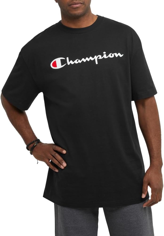 Champion Men's T-shirt, Classic Tee for Men, Men's T-shirt, Men's Tee (Reg. Or Big & Tall)