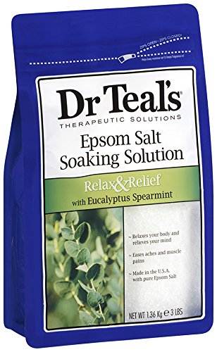 Dr Teal's Pure Epsom Salt Soak, Soothe & Comfort with Oat Milk & Argan Oil, 3 lbs