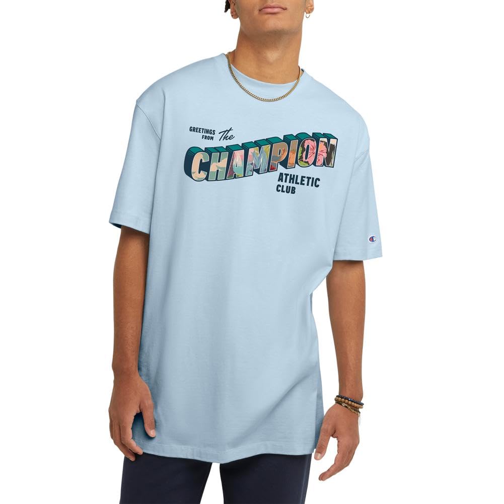 Champion Men's T-shirt, Classic Tee for Men, Men's T-shirt, Men's Tee (Reg. Or Big & Tall)