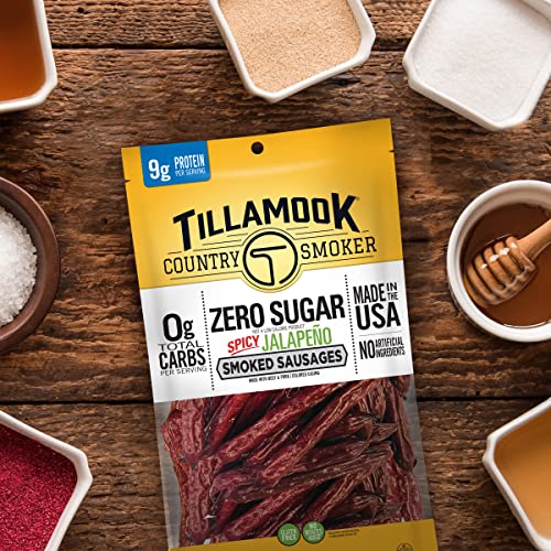 Tillamook Country Smoker Keto Friendly Zero Sugar Smoked Sausages, Original, 10 Ounce