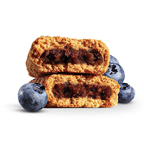 Natureâ€™s Bakery Whole Wheat Fig Bars, Blueberry, Real Fruit, Vegan, Non-GMO, Snack bar, Twin packs- 12 count