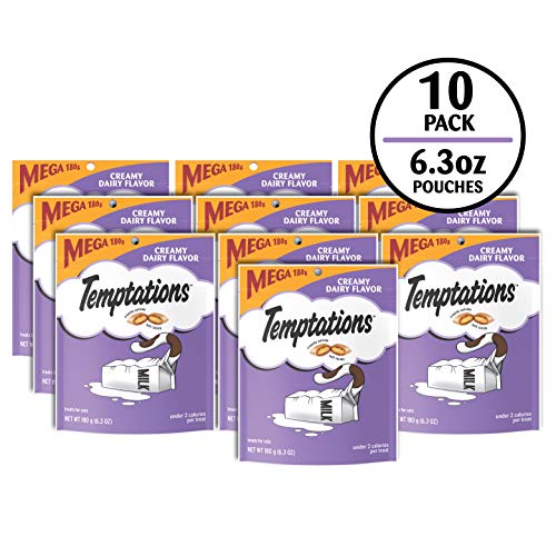 TEMPTATIONS Classic Crunchy and Soft Cat Treats Tasty Chicken Flavor, 30 oz. Tub