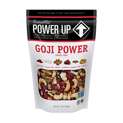 Power Up Premium Trail Mix - Mega Omega Trail Mix 14oz, Gluten Free, Vegan, Non-GMO