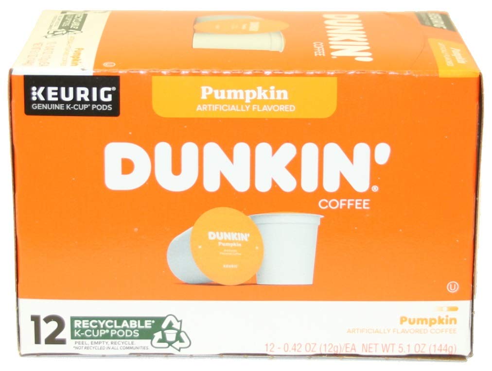 Dunkin' Original Blend Single Serve Keurig K-Cup Pods, Medium Roast Coffee, 60 Pods total (6 Boxes of 10)