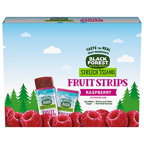 Stretch Island Black Forest Fruit Strips, Variety Pack, Cherry, Apple, Raspberry, Grape, Strawberry, Apricot, 0.5ounce Strips (Pack of 48)