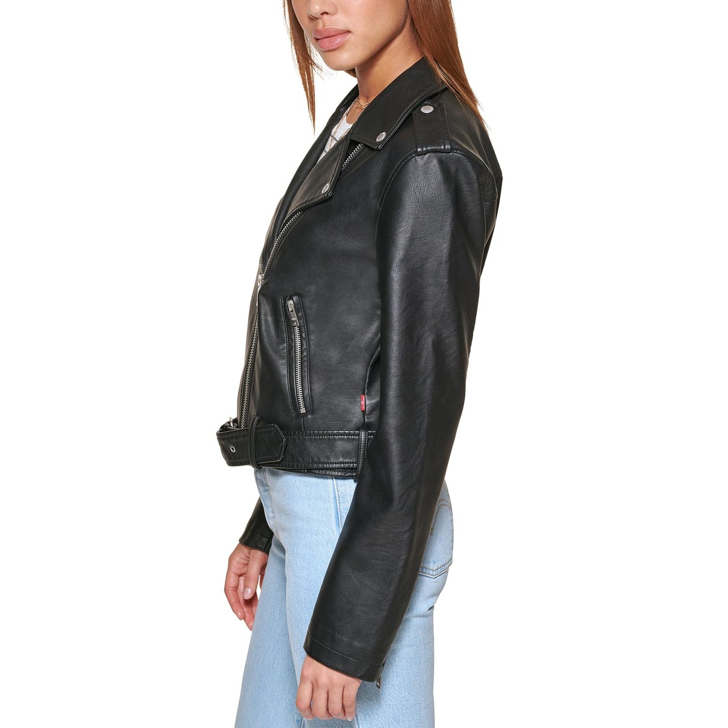 Levi's Women's Belted Faux Leather Moto Jacket (Regular & Plus Size)