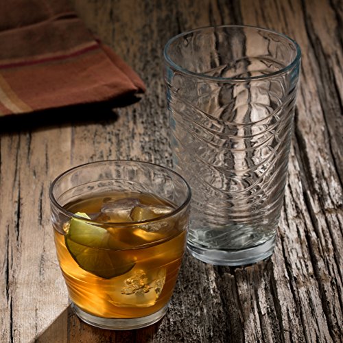 Libbey Ascent 16-Piece Tumbler and Rocks Glass Set