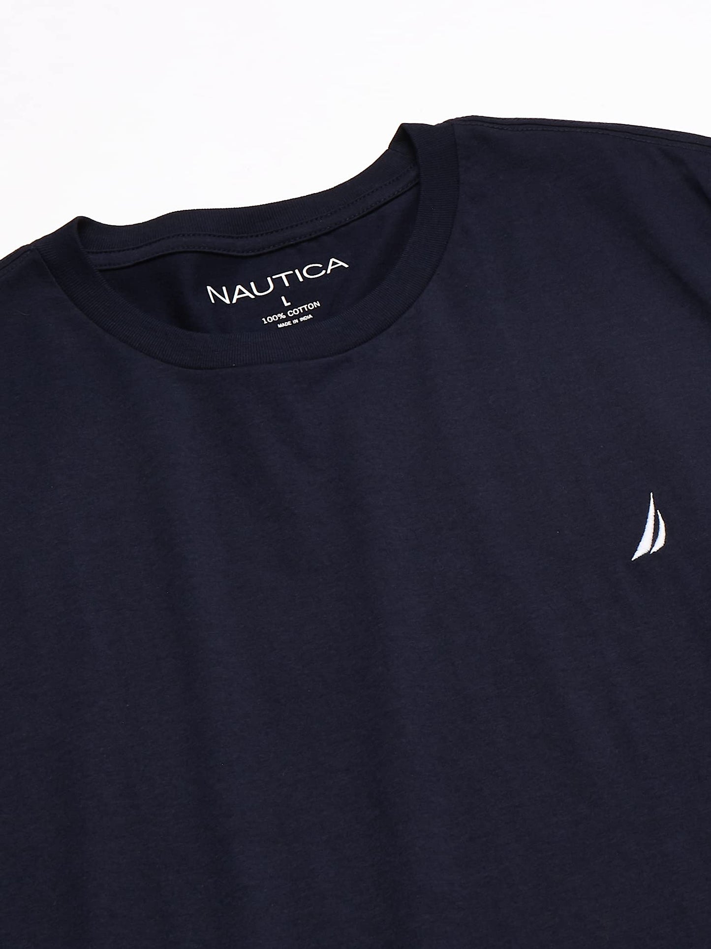 Nautica Men's Short Sleeve Solid Crew Neck T-Shirt