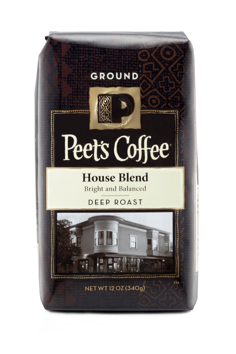 Peet's Coffee, Dark Roast Ground Coffee - Major Dickason's Blend 18 Ounce Bag