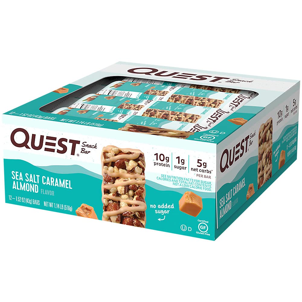 Quest Nutrition Ultimate Variety Pack Protein Bars, High Protein, Low Carb, Gluten Free, Keto Friendly, 12 Count