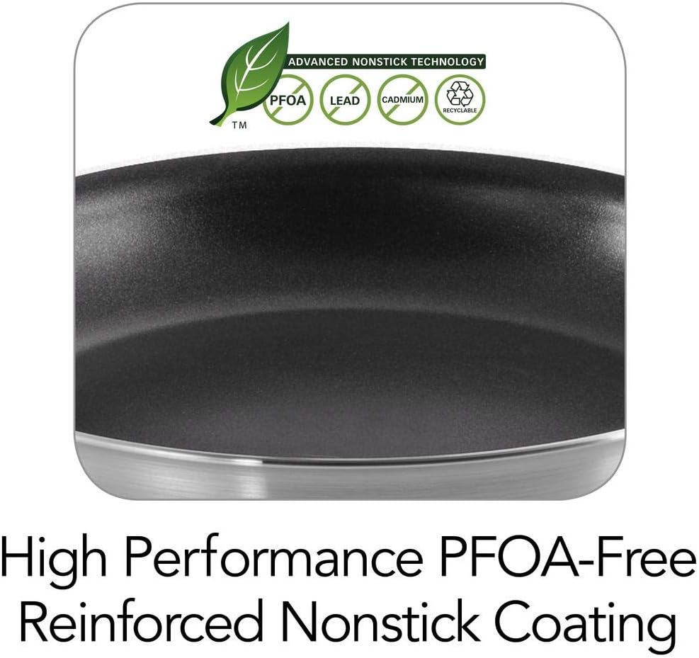 Tramontina 80114/535DS Professional Aluminum Nonstick Restaurant Fry Pan, 10", NSF-Certified