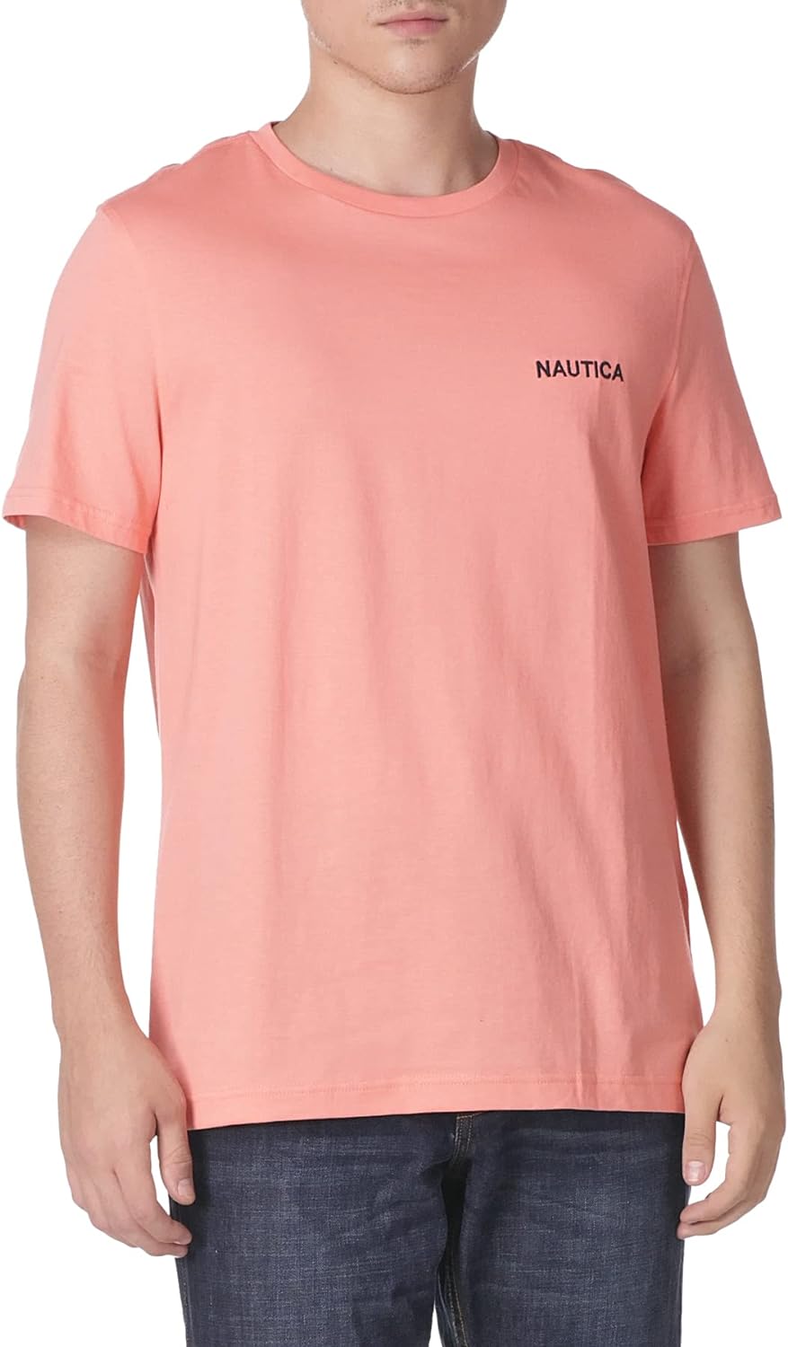 Nautica Men's Short Sleeve Solid Crew Neck T-Shirt