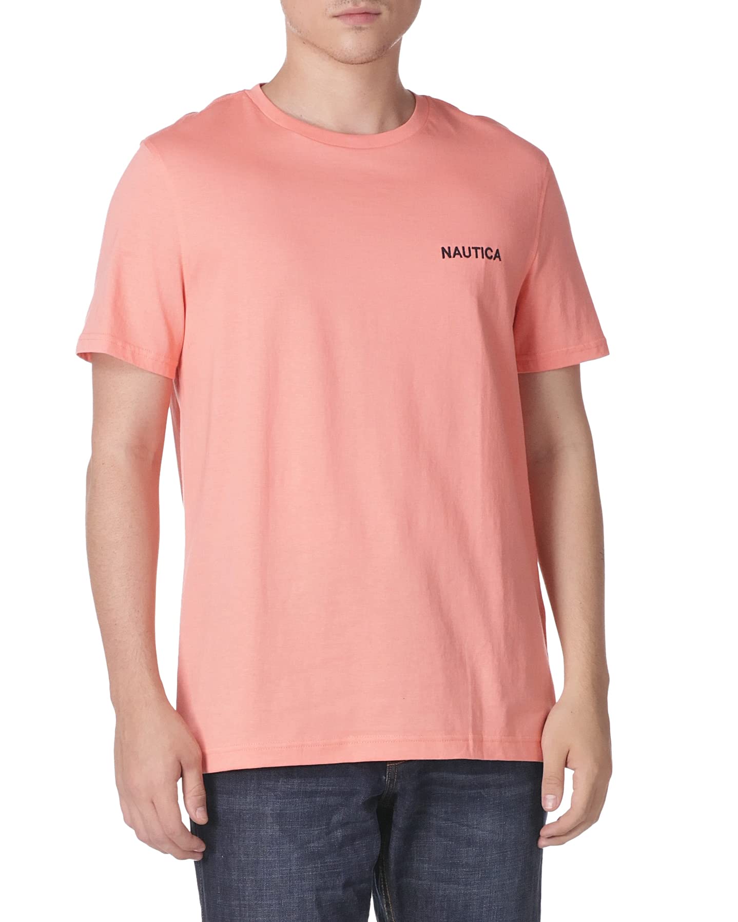 Nautica Men's Short Sleeve Solid Crew Neck T-Shirt