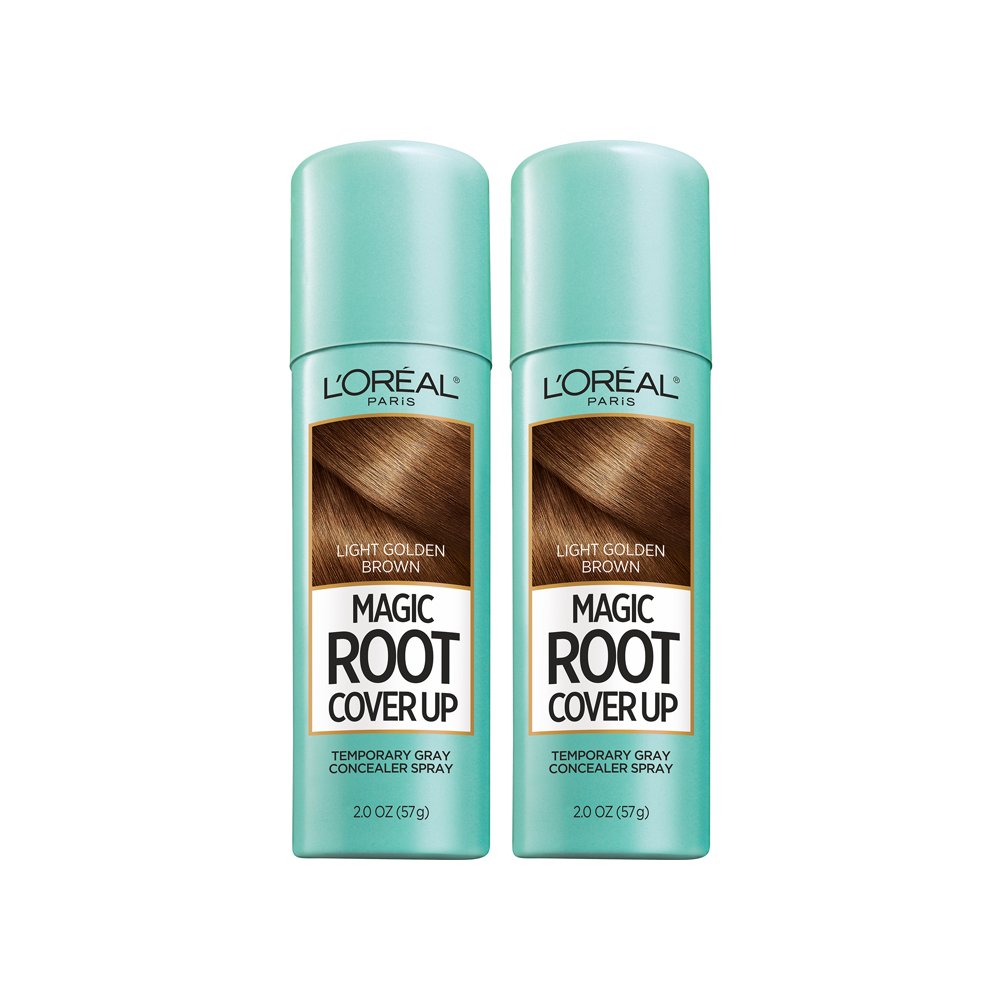 L'Oreal Paris Magic Root Cover Up Gray Concealer Spray Dark Brown 2 oz.