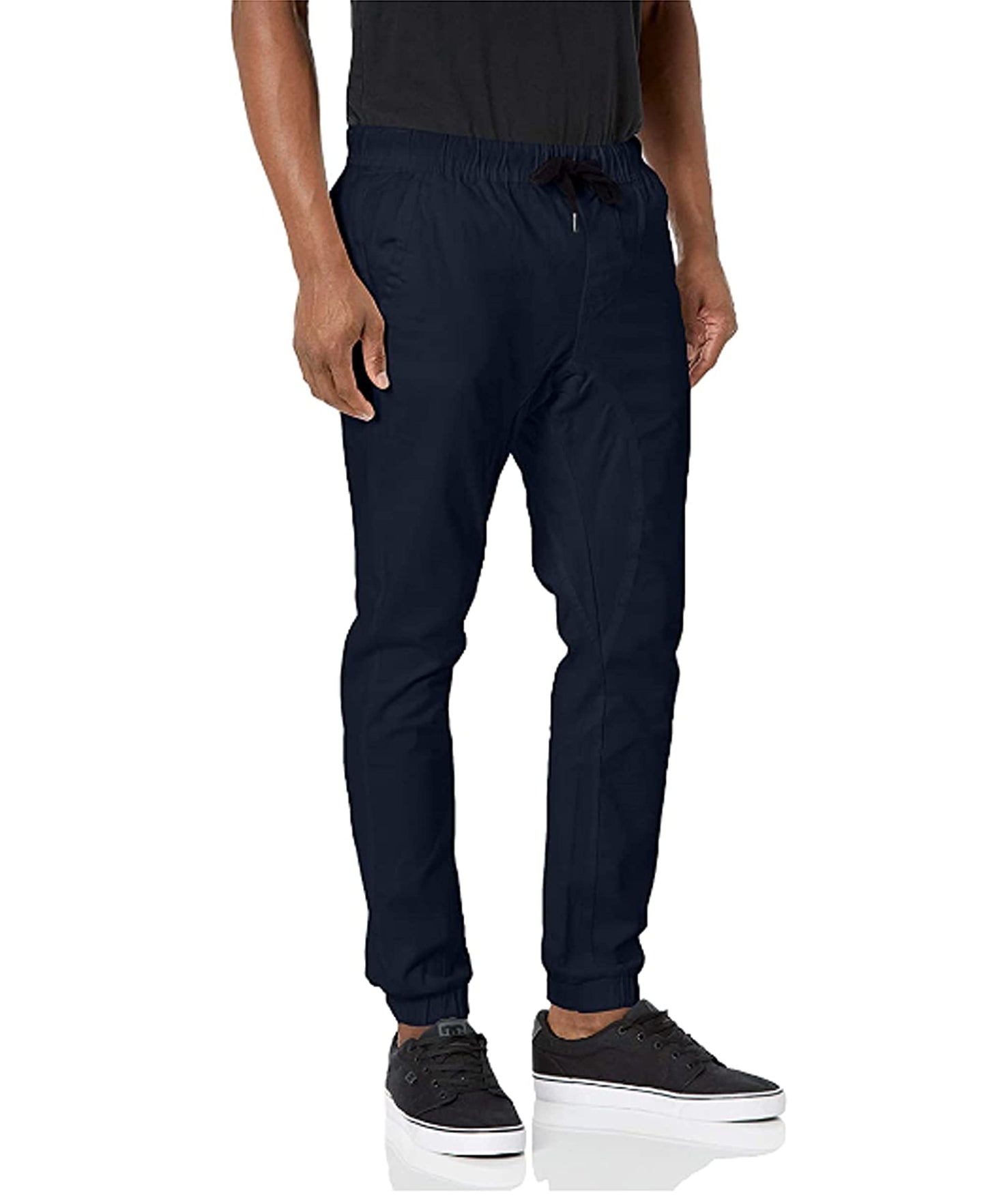 Southpole Men's Basic Stretch Twill Jogger Pants-Reg and Big & Tall Sizes