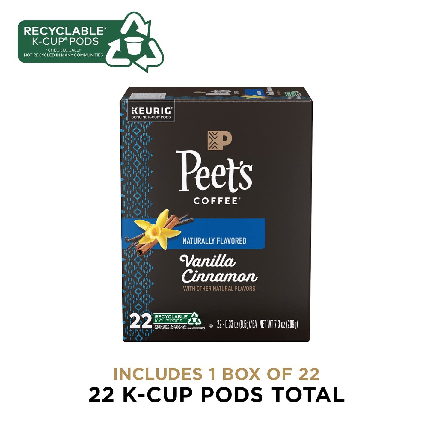 Peet's Coffee, Dark Roast K-Cup Pods for Keurig Brewers - Major Dickason's Blend 75 Count (1 Box of 75 K-Cup Pods)