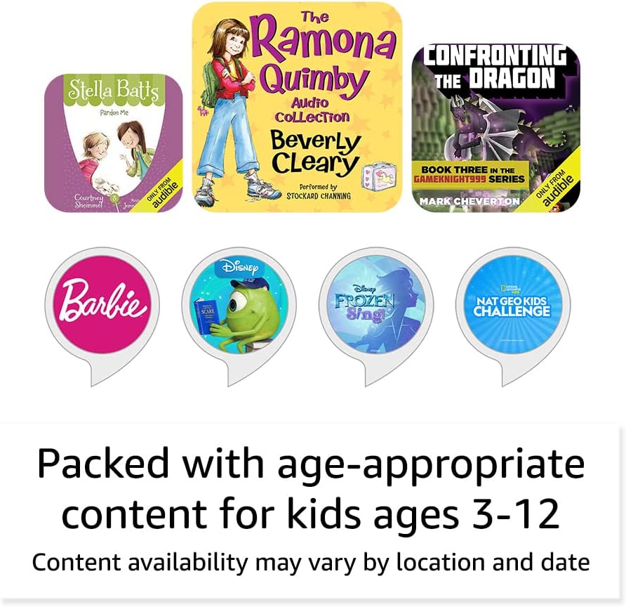 Echo Dot (5th Gen, 2022 release) Kids | Designed for kids, with parental controls | Owl