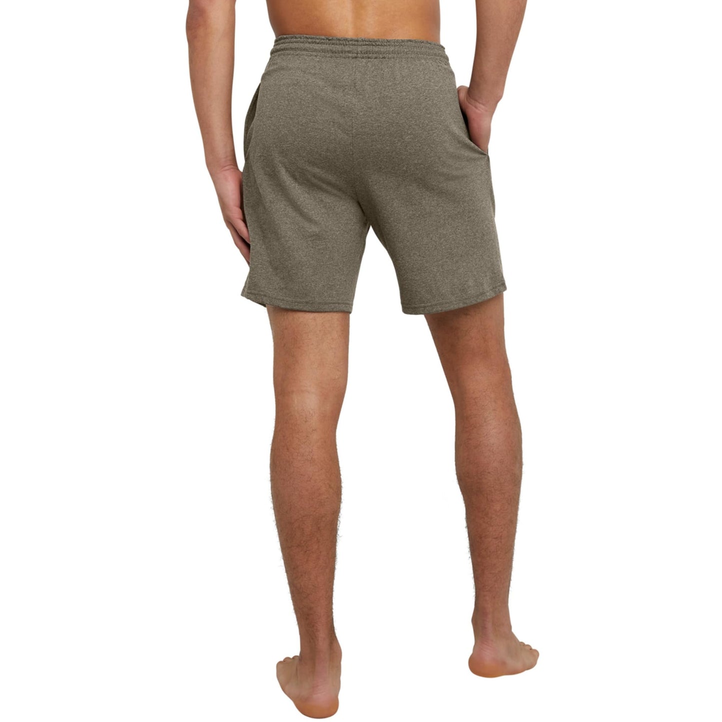 Hanes Men's Athletic Shorts, Favorite Cotton Jersey Shorts, Pull-On Knit Shorts with Pockets, Knit Gym Shorts, 7.5" Inseam