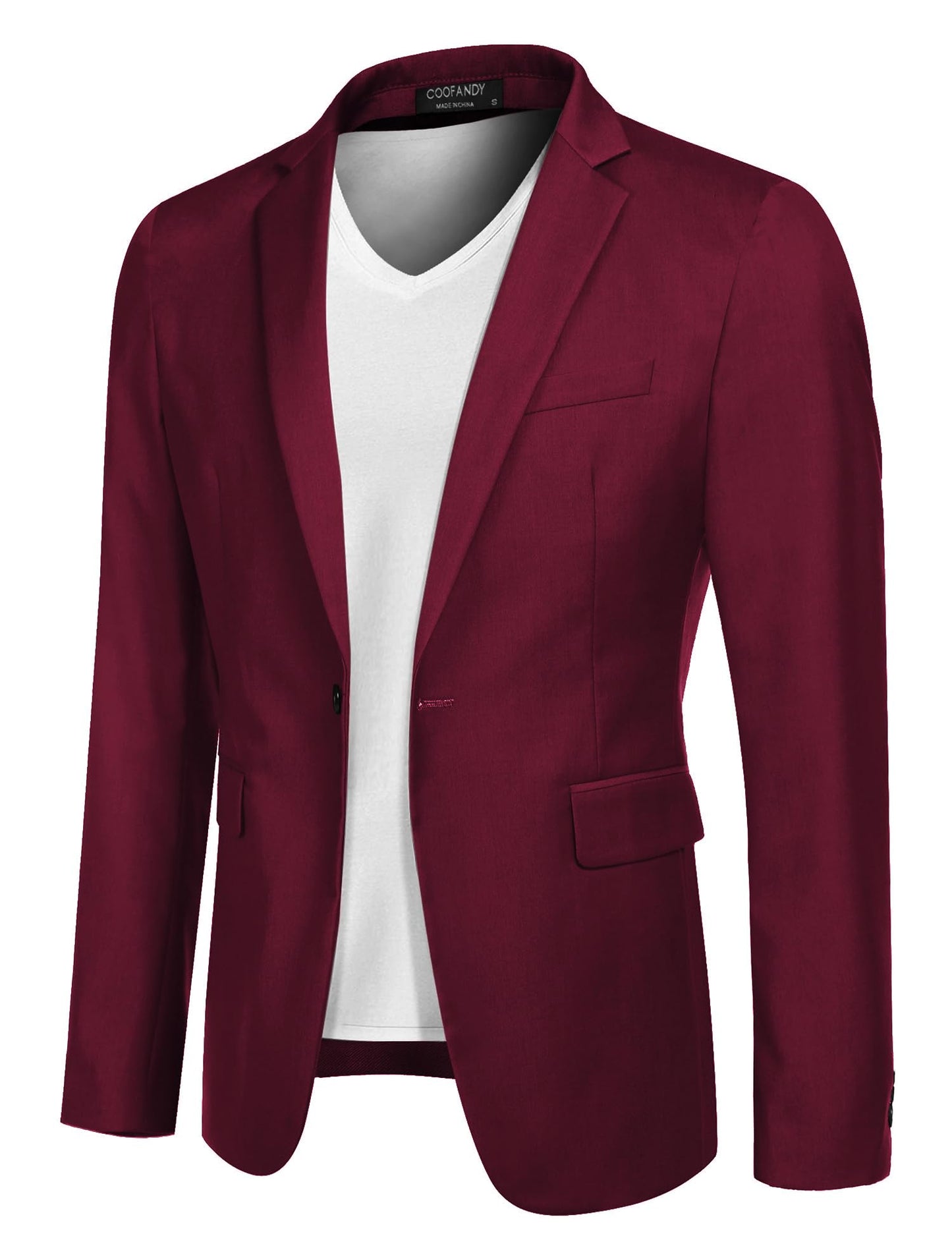 COOFANDY Mens Sport Coat Casual Blazer One Button Business Suit Jacket