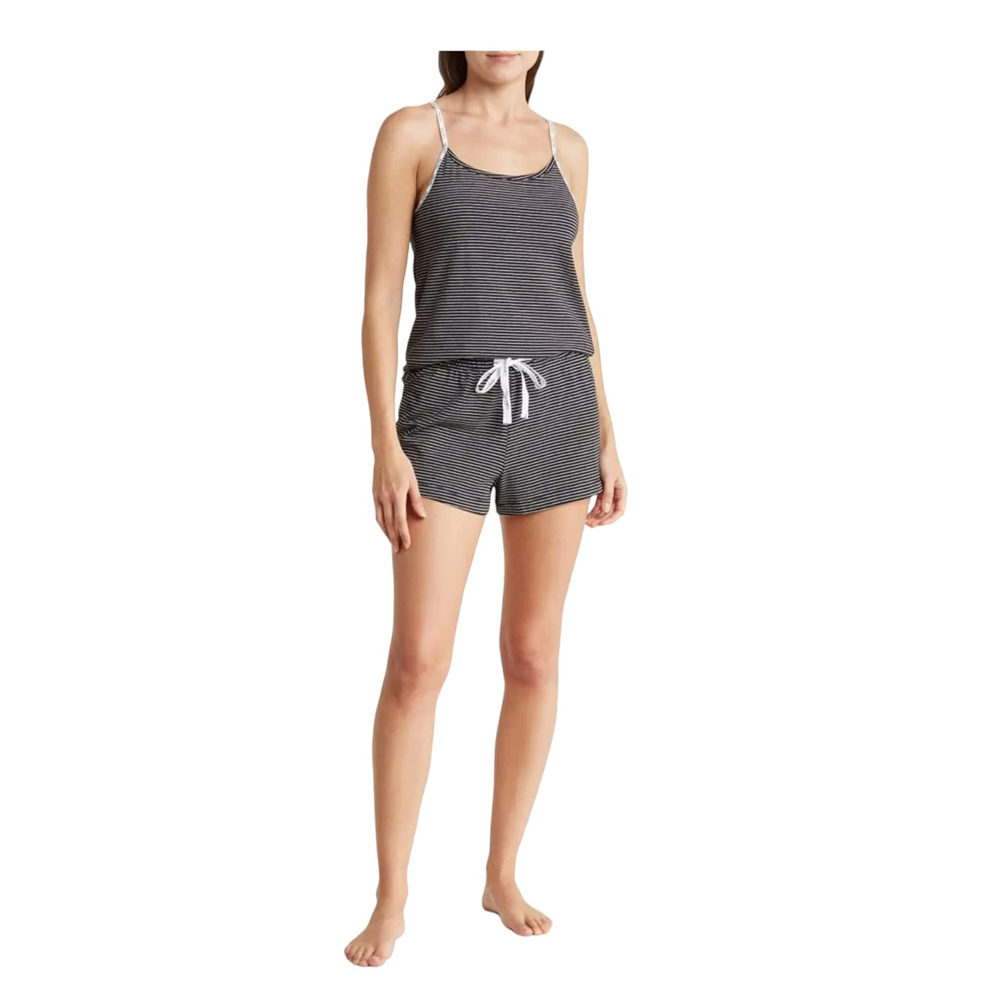 Calvin Klein Women's Carousel Logo Camisole & Shorts Pajama 2-Piece Set