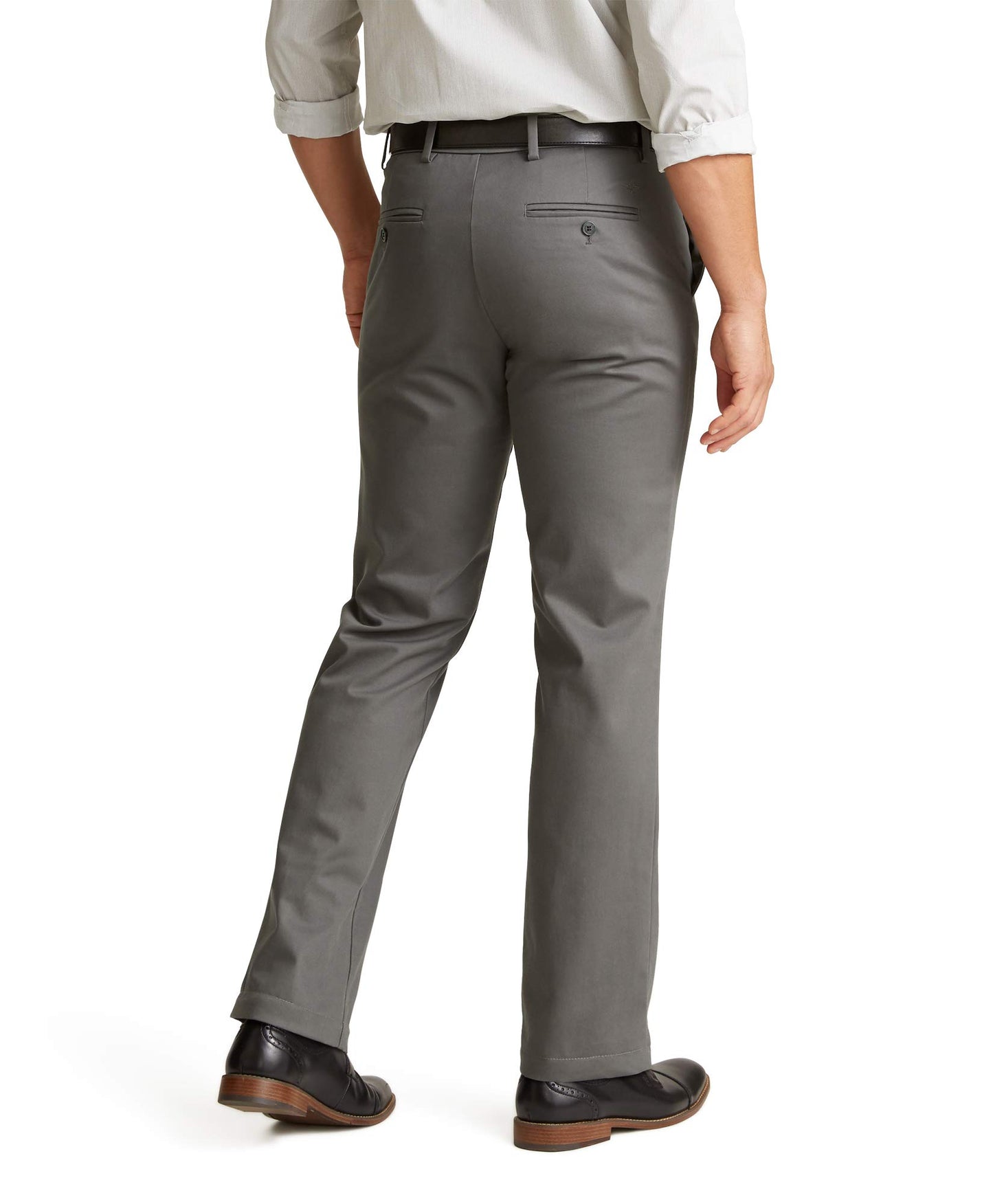 Dockers Men's Straight Fit Signature Lux Cotton Stretch Khaki Pant