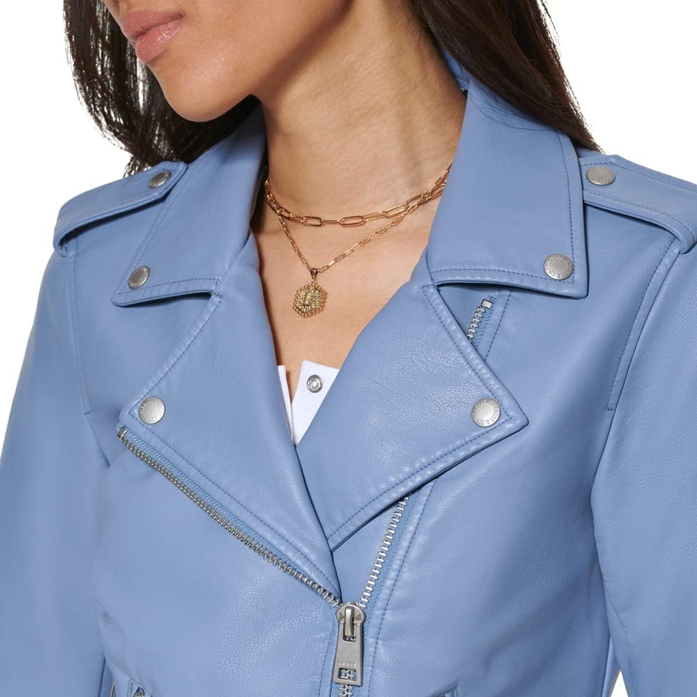 Levi's Women's Belted Faux Leather Moto Jacket (Regular & Plus Size)