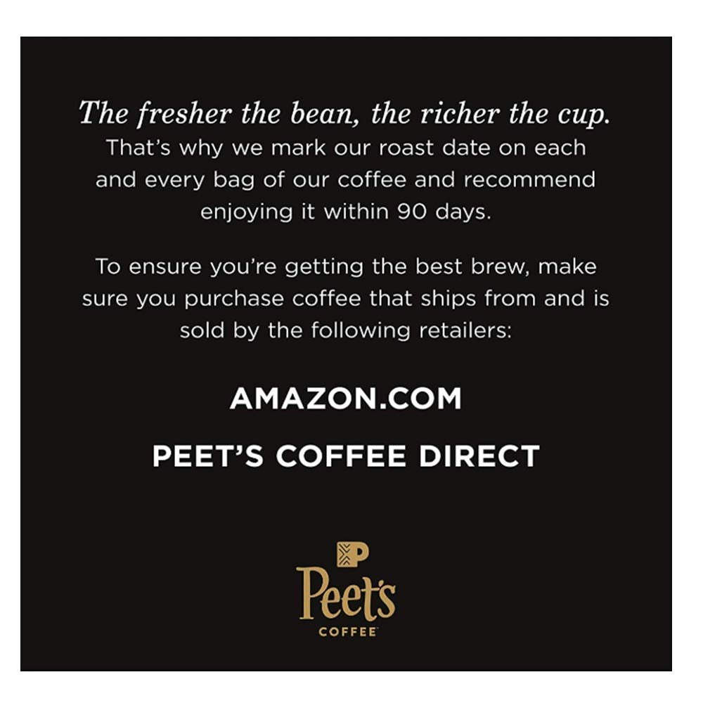 Peet's Coffee Gifts, Espresso Coffee Pods Variety Pack, Dark & Medium Roasts, Intensity 8-11, 40 Count (4 Boxes of 10 Espresso Capsules)