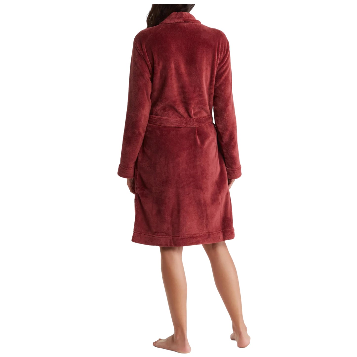 Calvin Klein Women's Logo Belted Fluffy Soft Robe