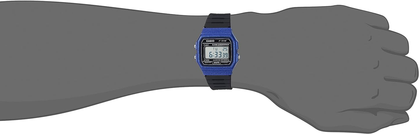 Casio Classic F91W Series Quartz Watch | Water Resistant |1/100 Second Stopwatch | Daily Alarm | Hourly Time Signal |Auto Calendar |SS Caseback |12/24-Hour Format