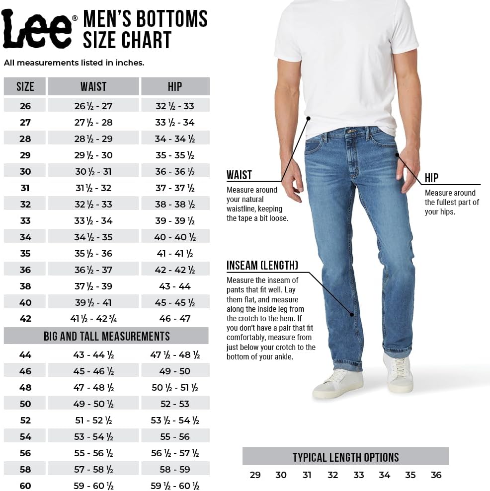 Lee Men's Regular Fit Straight Leg Jean