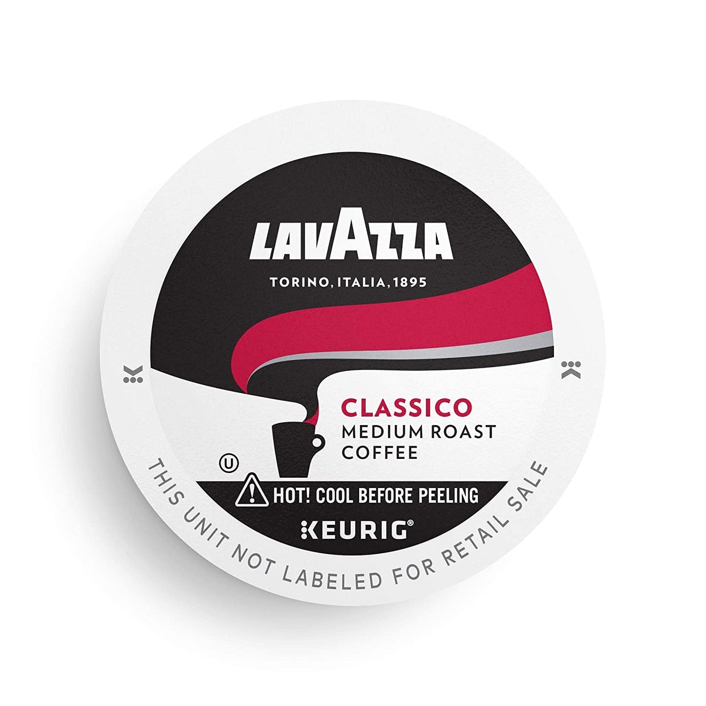 Lavazza Classico Single-Serve Coffee K-Cup® Pods for Keurig® Brewer, Caps Classico, 32 Count, Full-bodied medium roast with rich flavor and notes of dried fruit, Value Pack