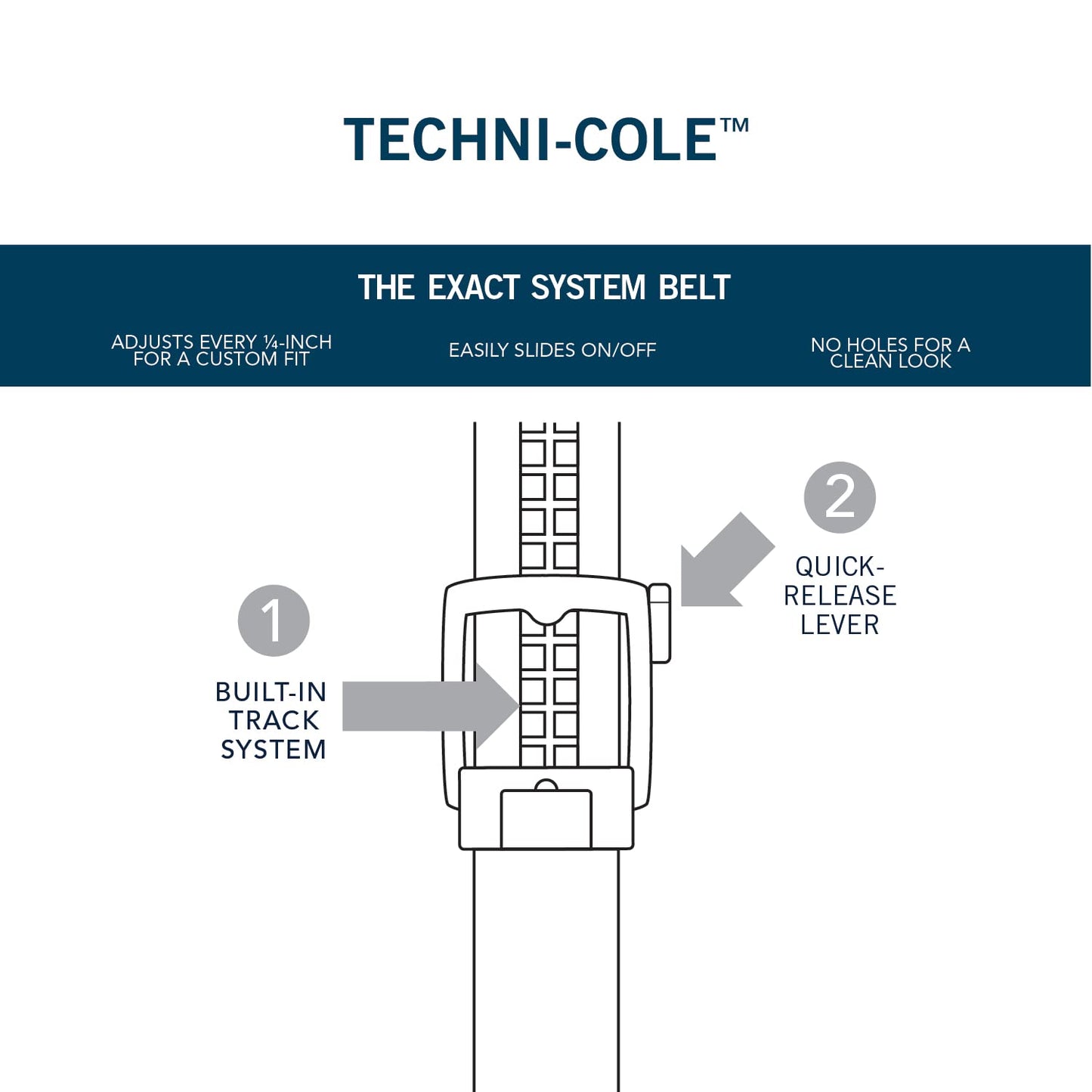 Kenneth Cole REACTION Men's Perfect Fit Adjustable Belt – Track Lock and Compression Buckle Styles