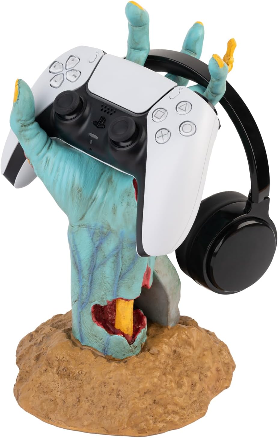 Gaming Controller Holder One More Life | Controller Holder Figure | Headphone Stand & Controller | Gaming Accessories for Desk | Gamer Gifts