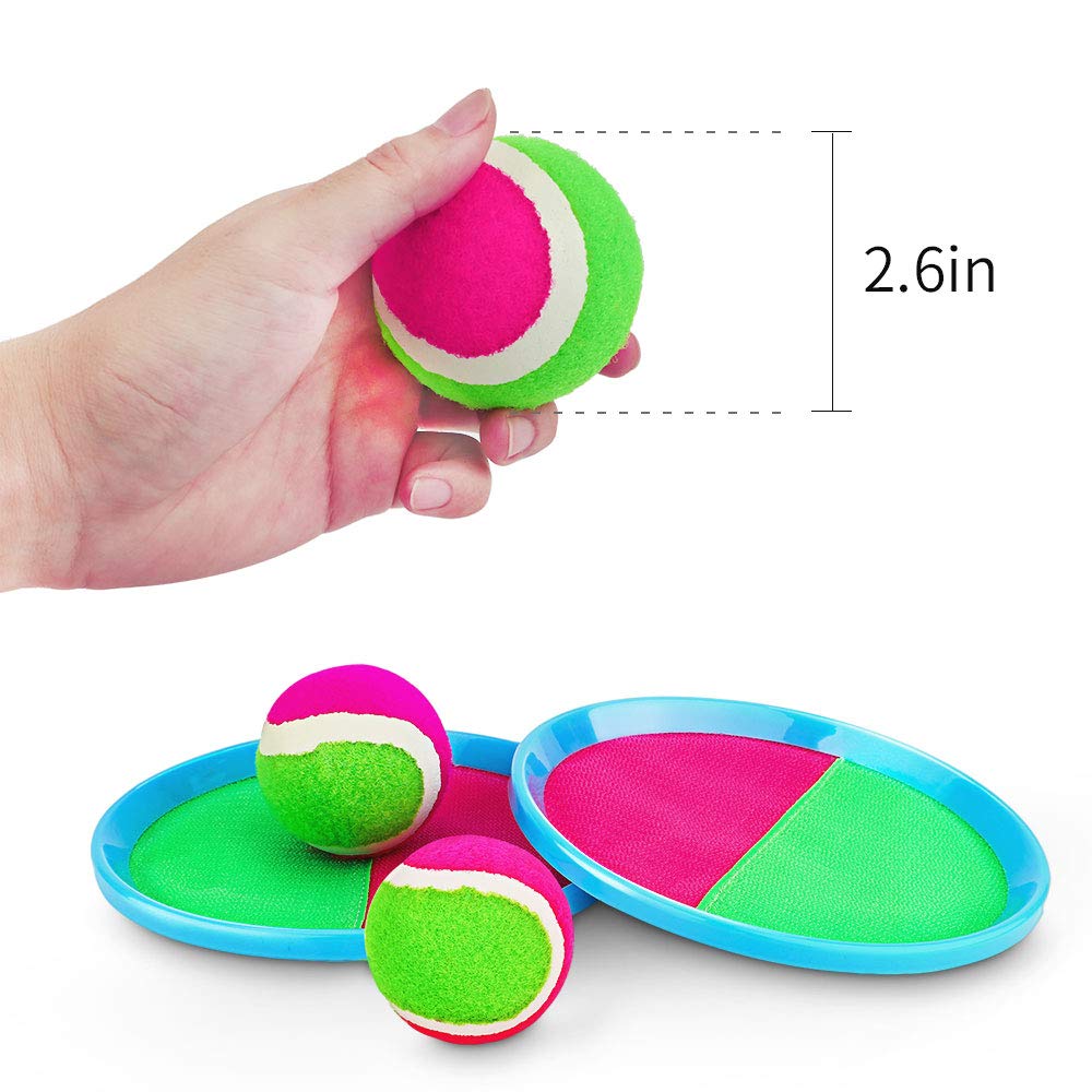 Ayeboovi Toss and Catch Ball Game Outdoor Toys for Kids Beach Toys Pool Toys Outdoor Yard Games for 3 4 5 6 7 8 9 10 Year Old Boys Girls Easter Basket Stuffers (Upgraded)