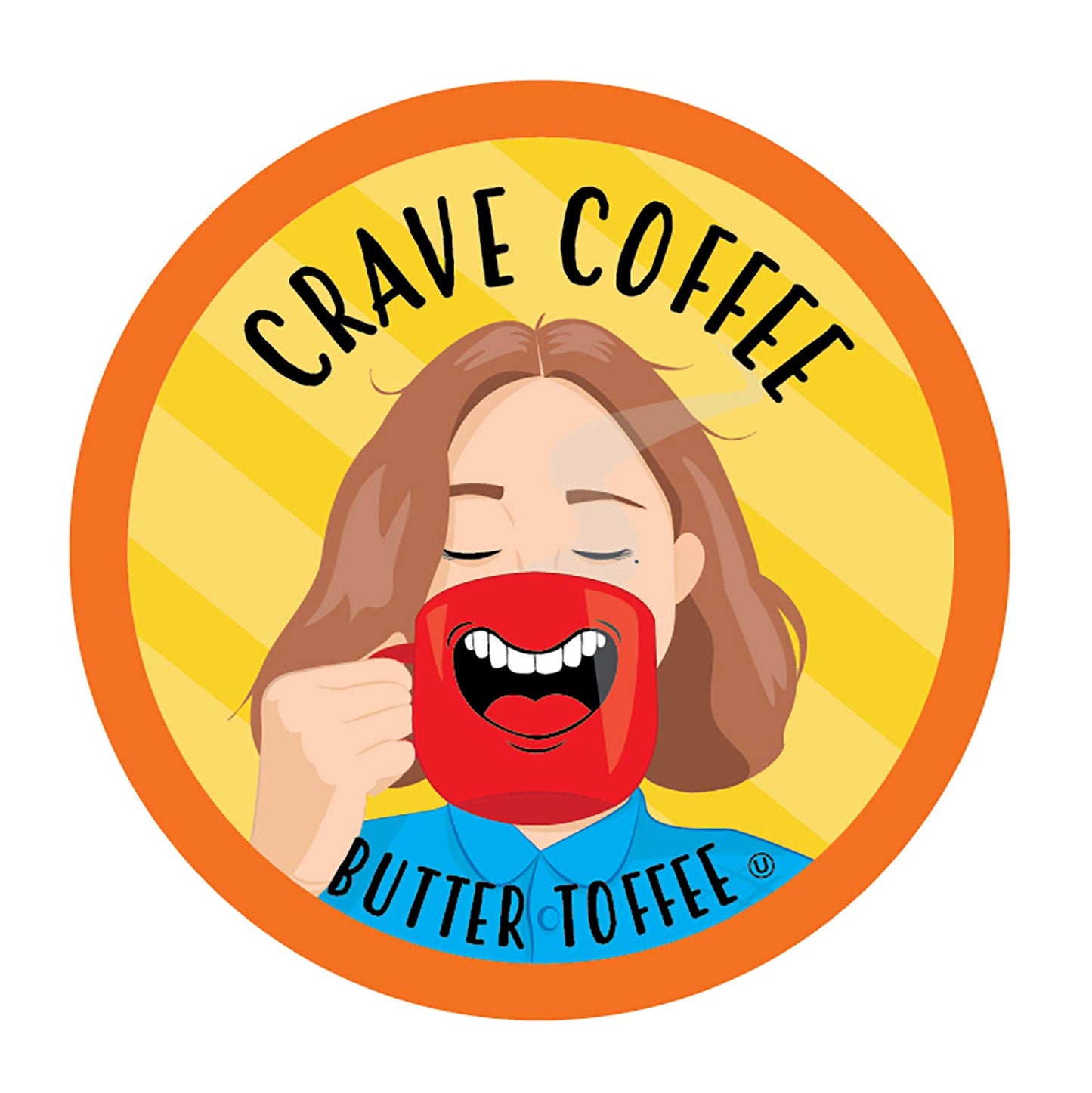 Crave Beverages Flavored Coffee Pods Sampler, Compatible with 2.0 K-Cup Brewers, Assorted Variety Pack, 100 Count