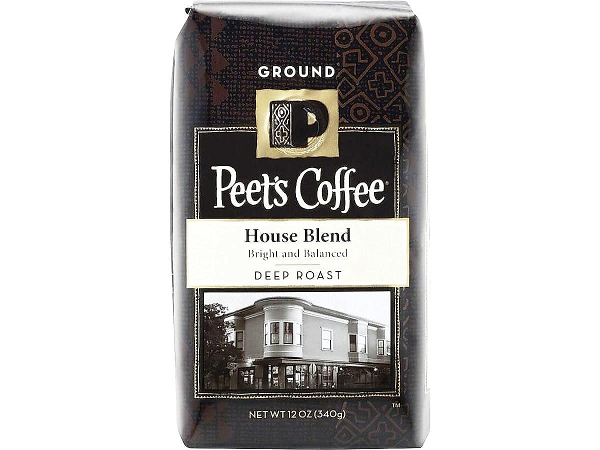 Peet's Coffee, Dark Roast Ground Coffee - Major Dickason's Blend 18 Ounce Bag