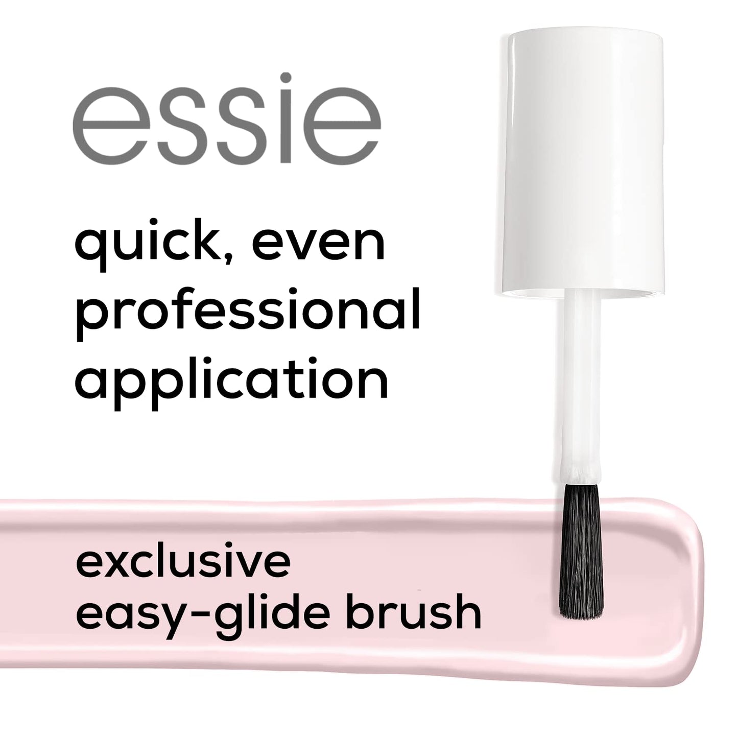 essie Salon-Quality Nail Polish, 8-Free Vegan, Sheer Pale Pink, Ballet Slippers, 0.46 fl oz