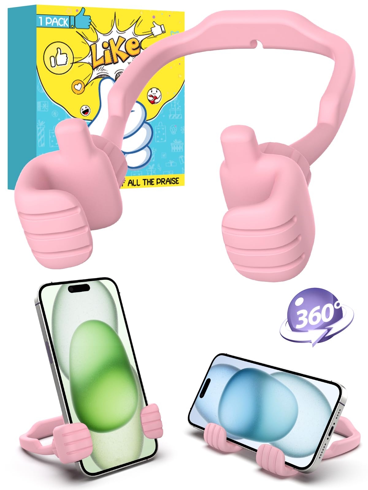 Graduation Gifts for Her Him 2024 College High School Masters Degree Thumbs up Lazy Phone Stand Holder Funny Gadgets Teens Boys Girls Kids Dad Father Mother Husband Wife Adults Men Who Have Everything