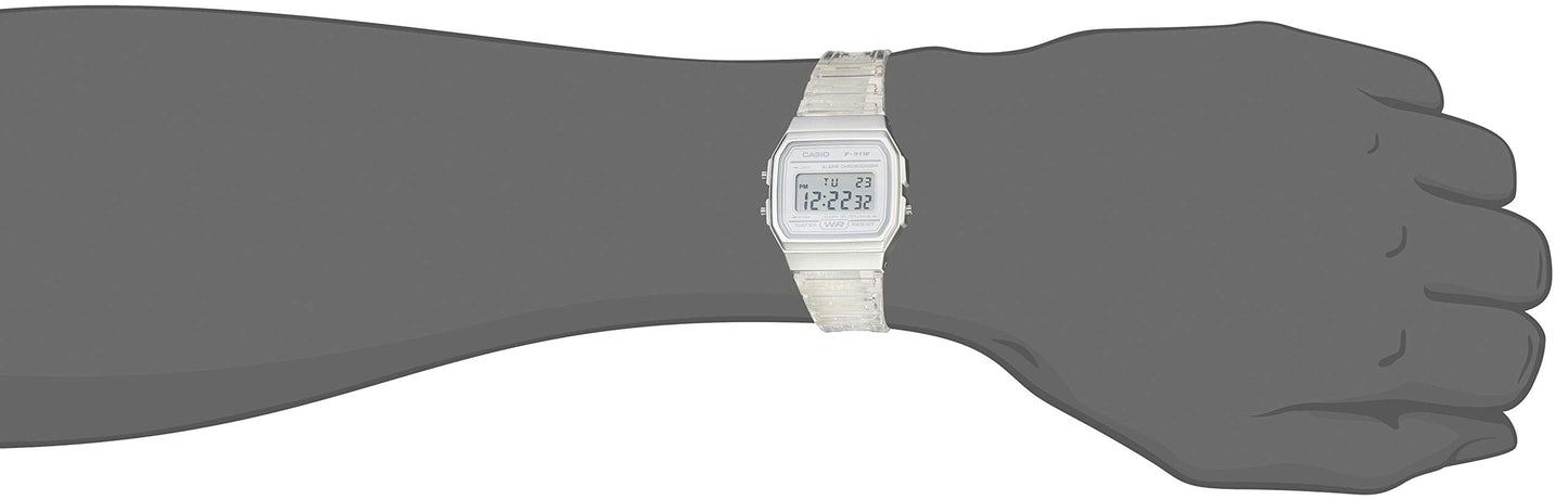 Casio Classic F91W Series Quartz Watch | Water Resistant |1/100 Second Stopwatch | Daily Alarm | Hourly Time Signal |Auto Calendar |SS Caseback |12/24-Hour Format