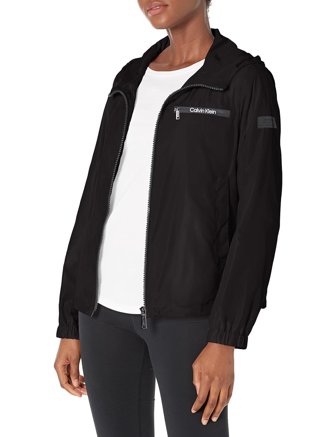 Calvin Klein Women's Lightweight Water Resistant Everyday Windbreaker