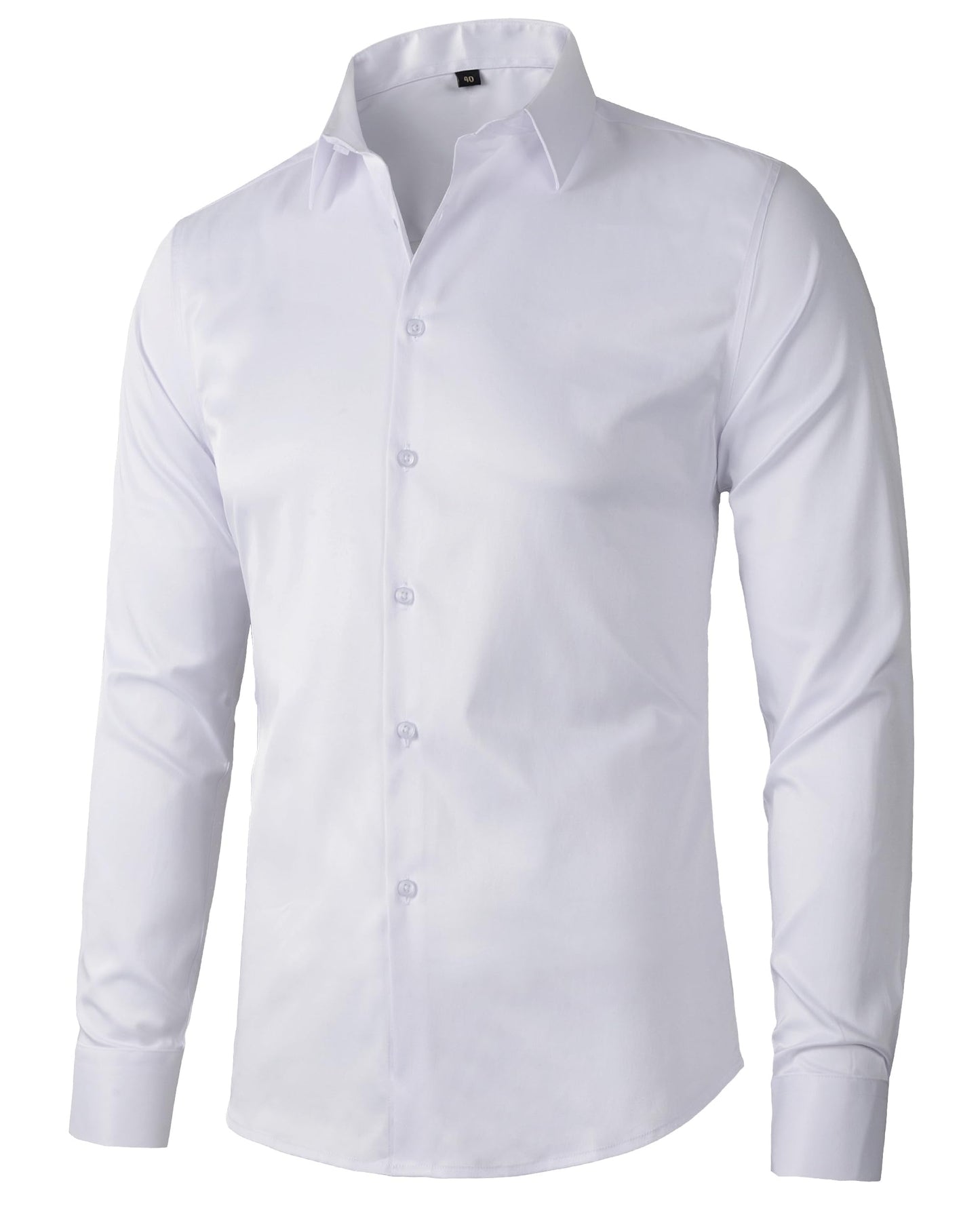 Beninos Mens Long Sleeve Slim Fit Dress Shirts