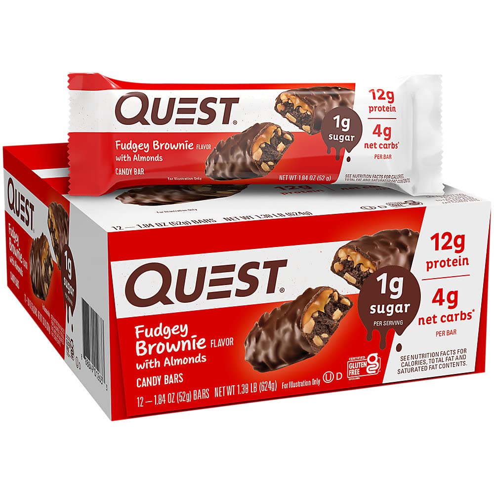 Quest Nutrition Ultimate Variety Pack Protein Bars, High Protein, Low Carb, Gluten Free, Keto Friendly, 12 Count