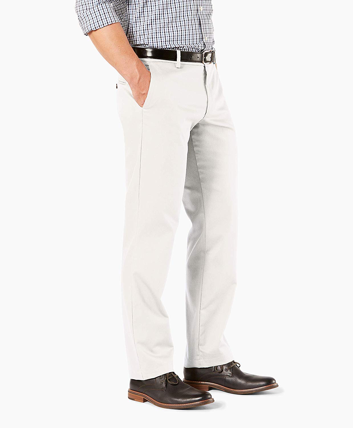 Dockers Men's Straight Fit Signature Lux Cotton Stretch Khaki Pant