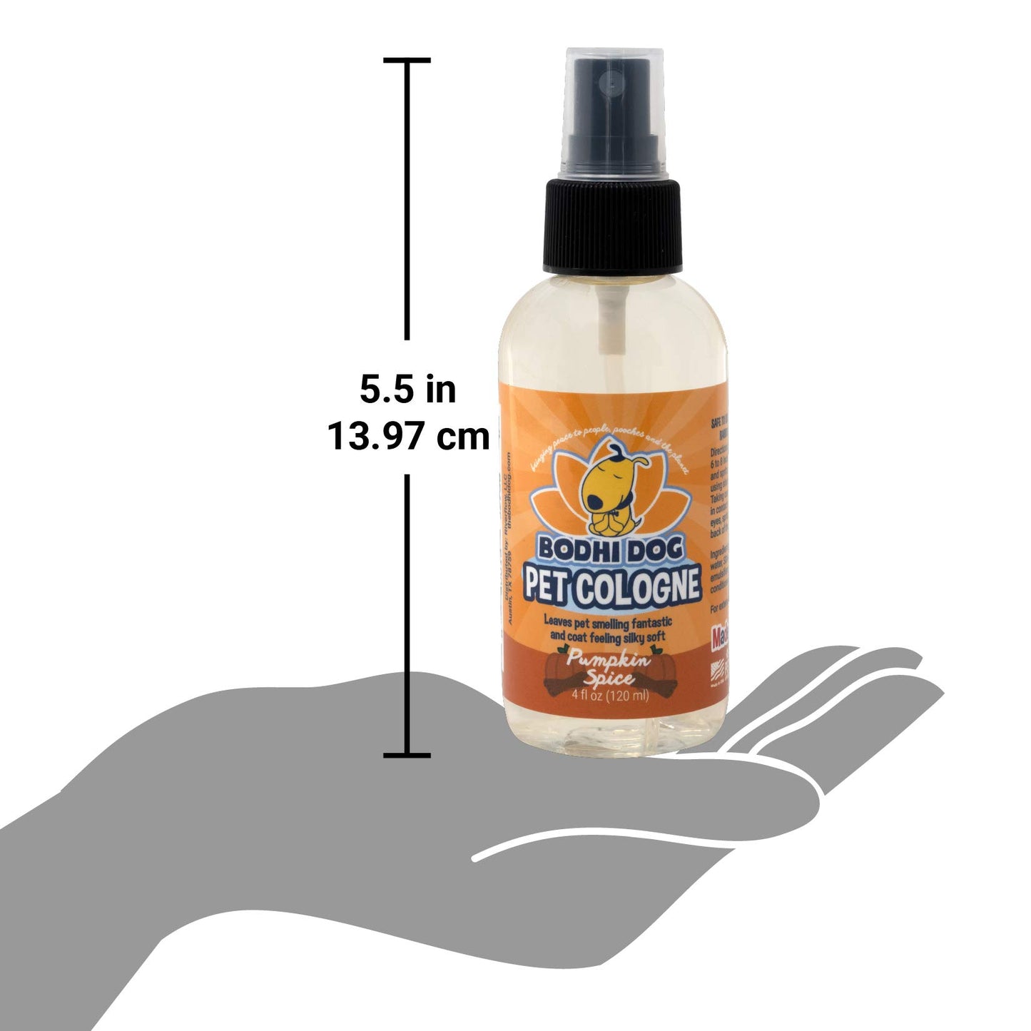 Bodhi Dog Natural Dog Cologne | Premium Scented Deodorizing Body Spray for Dogs & Cats | Dog Perfume w/Natural Dog Conditioner (Baby Powder, 4 Fl Oz)