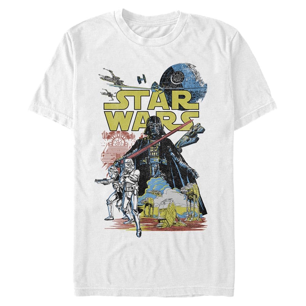 STAR WARS Young Men's Rebel Classic Graphic T-Shirt