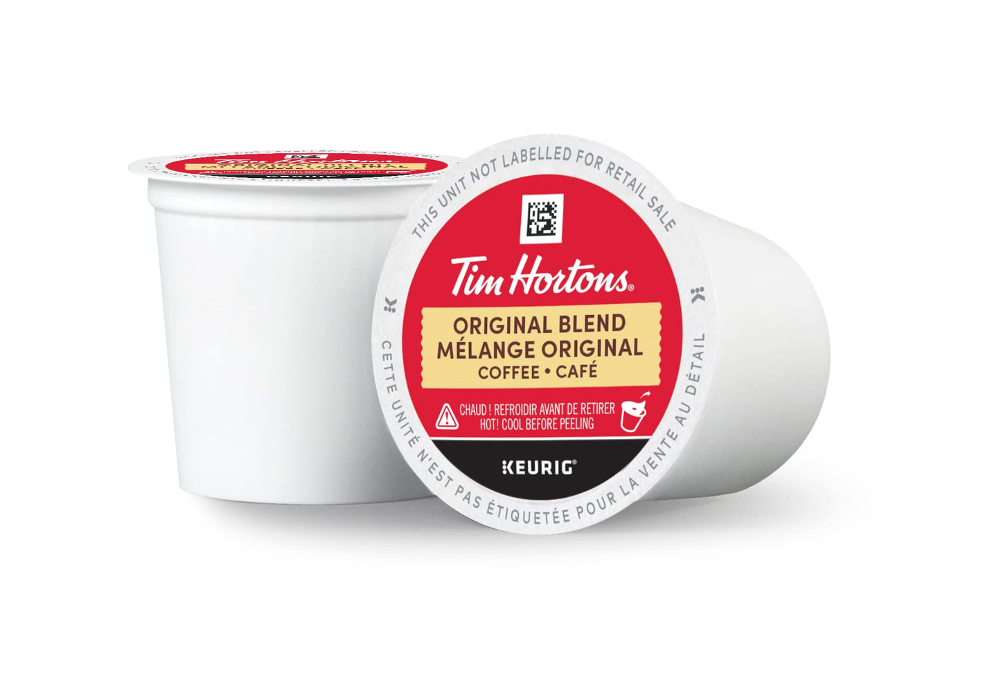 Tim Hortons Original Blend, Medium Roast Coffee, Single-Serve K-Cup Pods Compatible with Keurig Brewers, 72ct K-Cups, 12 Count (Pack of 6)