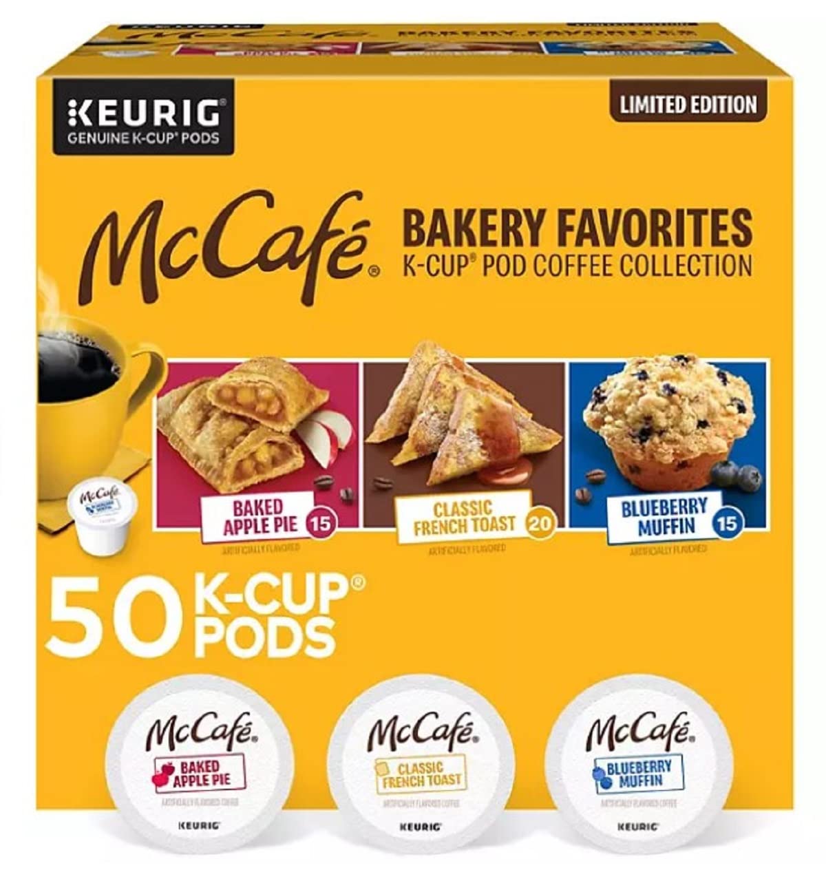 McCafe Premium Roast Coffee, Keurig Single Serve K-Cup Pods, Medium Roast, 24 Count (Pack of 4)